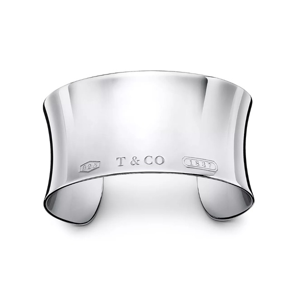 SOLD IN BUNDLE - TIFFANY & CO. 1837 CUFF BRACELET - Picture 1 of 4
